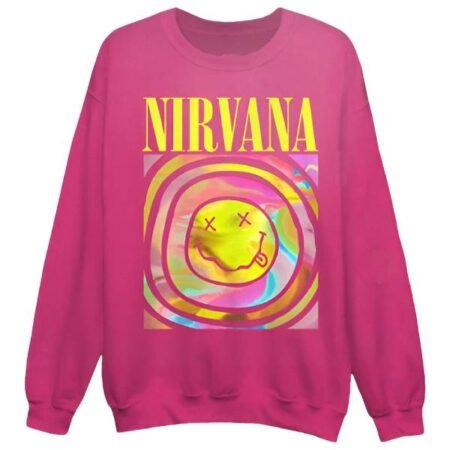 Blush Spiral Graphic Crewneck Sweatshirt