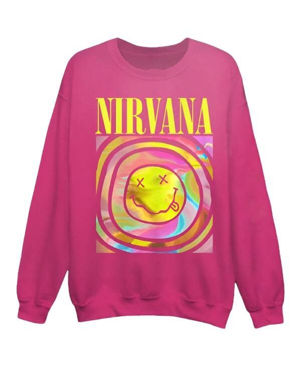 Blush Spiral Graphic Crewneck Sweatshirt