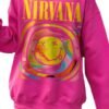 Blush Spiral Graphic Crewneck Sweatshirt