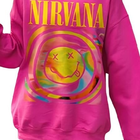 Blush Spiral Graphic Crewneck Sweatshirt