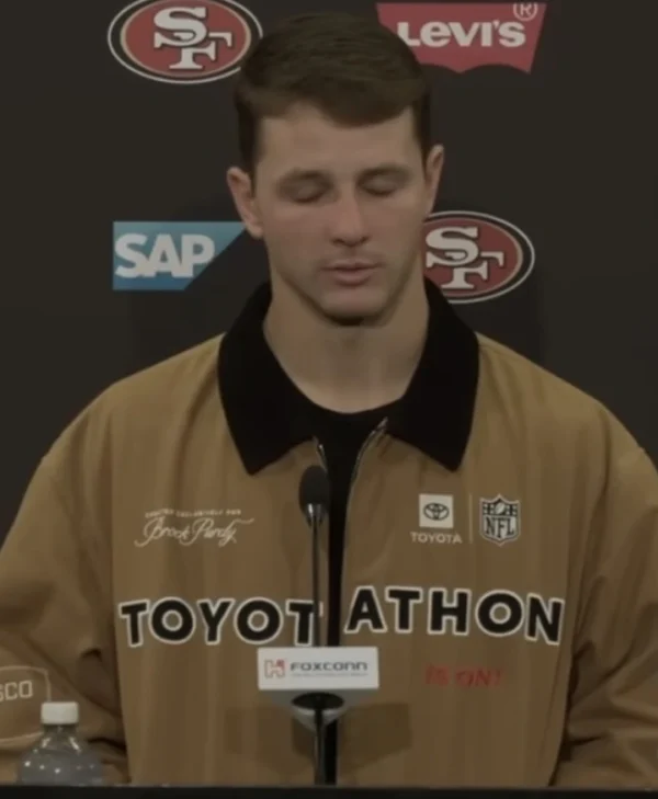 Brock-Purdy-Toyotathon-Brown-Jacket-Front
