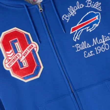 Buffalo-Bills-Waffle-Lined-Blue-Zip-Up-Hoodie