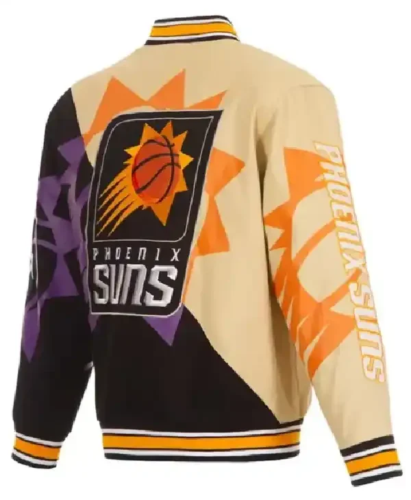 Buy-Madison-Nelson-Phoenix-Suns-Split-All-Over-Black-and-Tan-Varsity-Jacket-back