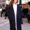 Buy-Mila-Kunis-New-York-City-2025-Wide-Lapels-Full-Length-Dark-Navy-Oversized-Wool-Coat