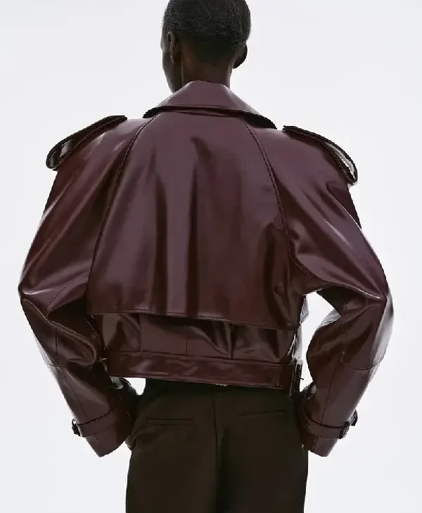 Buy-Source-Unknown-Leather-Jacket-Burgundy-For-Men-And-Women-Sale-Style-1-Back