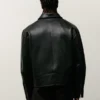 Buy-Stussy-Black-Leather-Classic-Biker-Jacket-Sale-Back