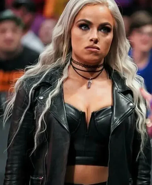 Buy-World-Wrestling-Entertainment-Liv-Morgan-Black-Biker-Leather-Jacket-For-Women-Sale