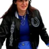 Carlie-Irsay-Gordon-Indianapolis-Colts-Bomber-Jacket-Black