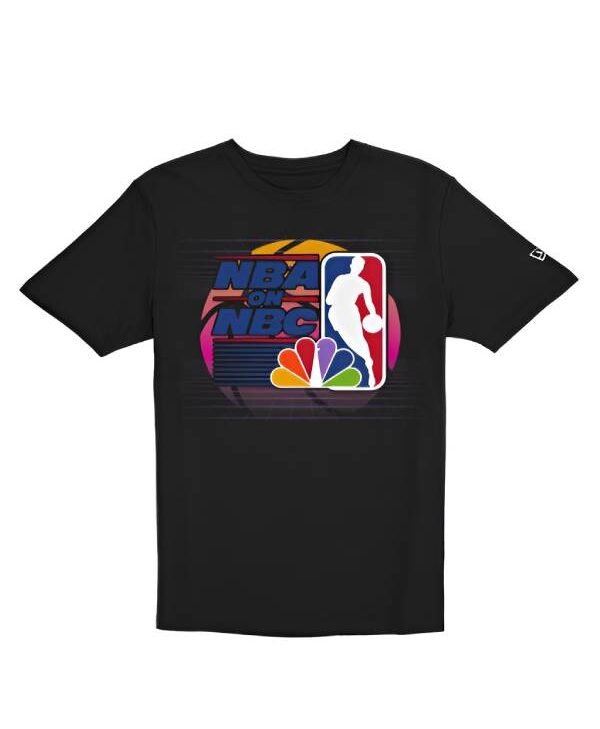 Classic Black NBA on NBC Sports Tee