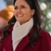 Danica-McKellar-A-Cinderella-Christmas-Ball-Wool-Long-Coat