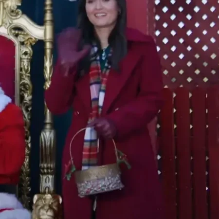 Danica-McKellar-A-Cinderella-Christmas-Ball-Wool-Long-Coat-For-Sale