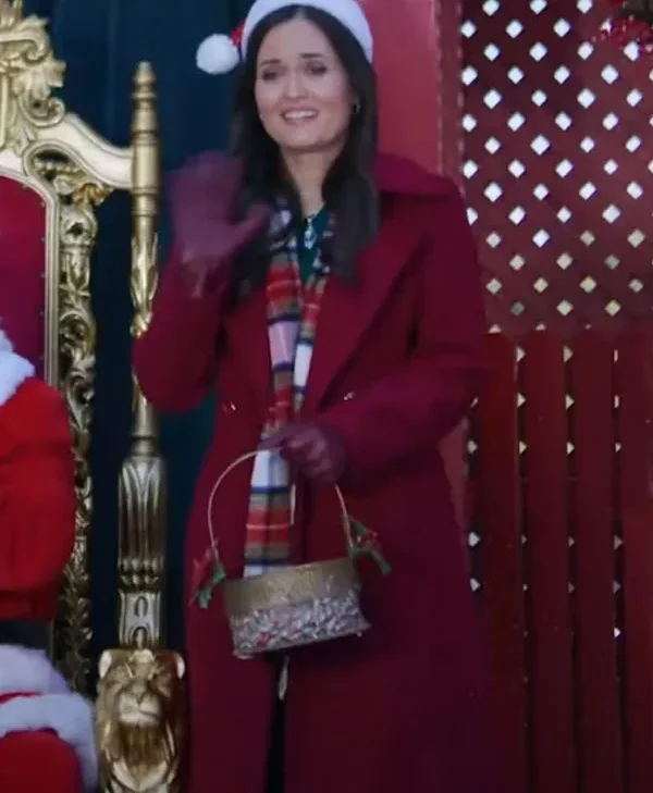 Danica-McKellar-A-Cinderella-Christmas-Ball-Wool-Long-Coat-For-Sale
