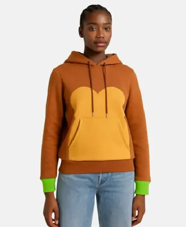 Dart-Monkey-Brown-Pullover-Fleece-Hoodie-For-Men-Women-Sale