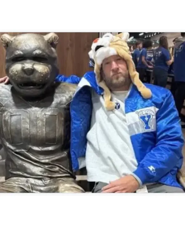 Dave Portnoy BYU Cougars Football Jacket 2025 For Sale