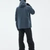 Dope Snow Jacket black Metal Blue back
