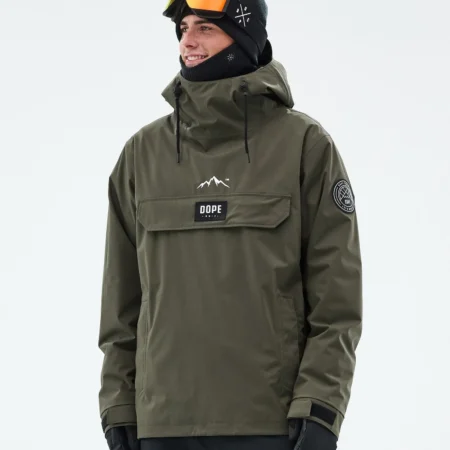 Dope Snow Jacket black green