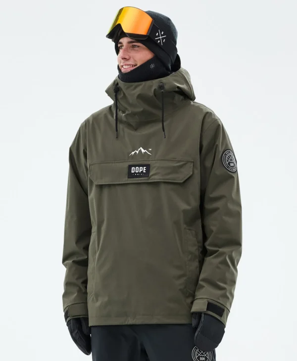 Dope Snow Jacket black green
