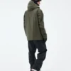 Dope Snow Jacket black green back