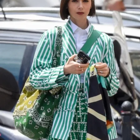 Emily-in-Paris-S05-Emily-Copper-Green-Striped-Jacket