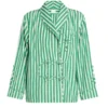 Emily-in-Paris-S05-Lily-Collins-Green-Striped-Jacket-Blazer