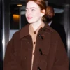 Emma-Stone-Brown-Wool-Coat
