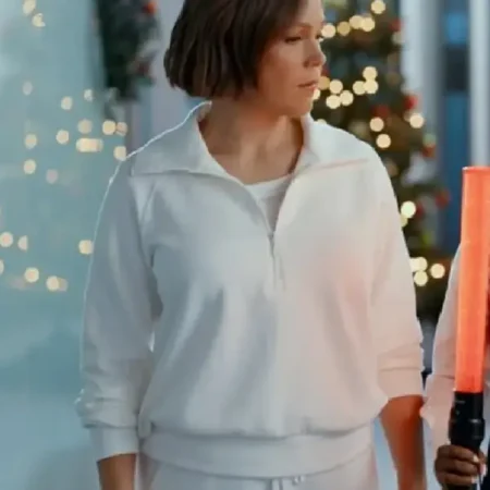 Erin Krakow Christmas Above the Clouds White Sweatshirt