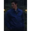 Eternity Callum Turner Blue Cotton Jacket For Sale