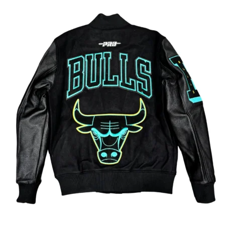 Gamma Blue Varsity Bomber Jacket