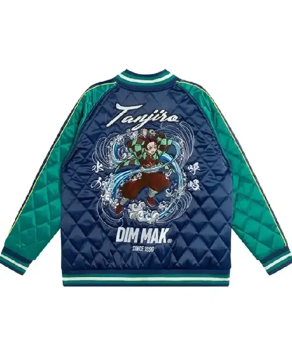 Get Demon Slayer Tanjiro Kamado Quilted Jacket