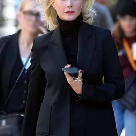 Get Marty Supreme 2025 Gwyneth Paltrow Black Blazer