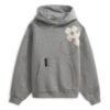 Gray Oversized Royal Graphics Hoodie