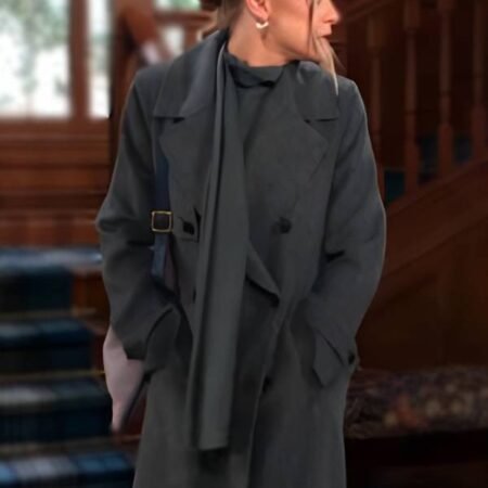 Hayley-Erin-TV-Series-The-Young-and-the-Restless-2025-Claire-Newman-Belted-Wool-Coat-Gray