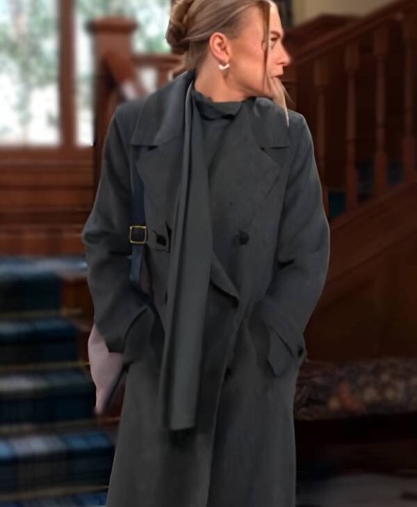 Hayley-Erin-TV-Series-The-Young-and-the-Restless-2025-Claire-Newman-Belted-Wool-Coat-Gray