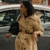 His and Hers S01 Tessa Thompson Beige Coat