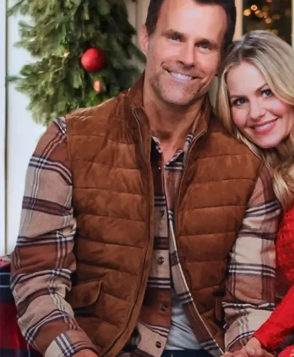 Home-Sweet-Christmas-Cameron-Mathison-Brown-Vest-For-Sale