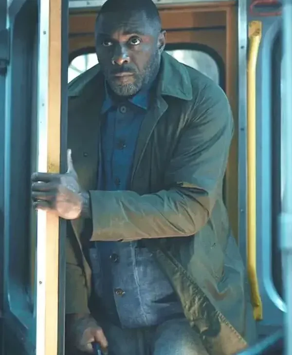 Idris Elba Hijack S02 Green Coat