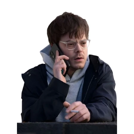 Industry S04 Charlie Heaton Black Jacket