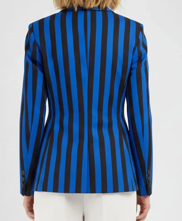 Inspired by Emma Myers Blue Blazer Coat from Wednesday For Sale