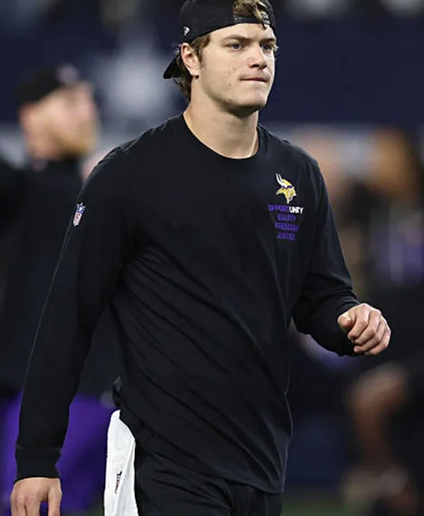 J.J. McCarthy Vikings Inspire Change Long Sleeve T-Shirt
