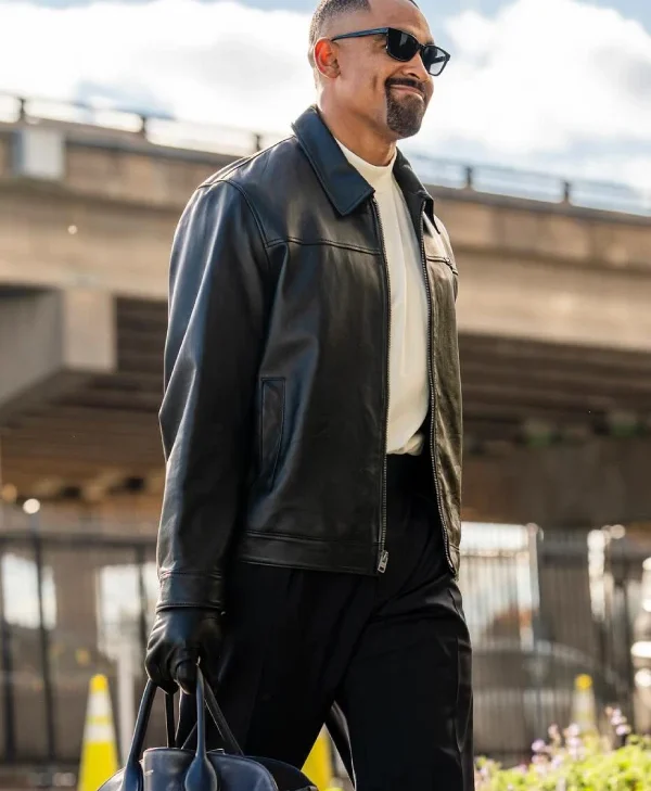 Jalen-Hurts-Coach-Leather-Jacket-Black