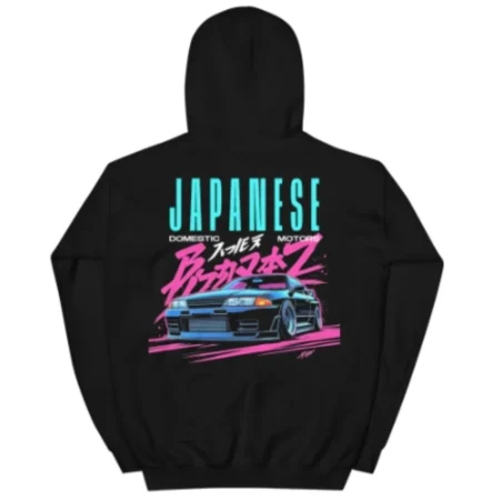 Japanese Street Racing Hoodie Fleece Jacket