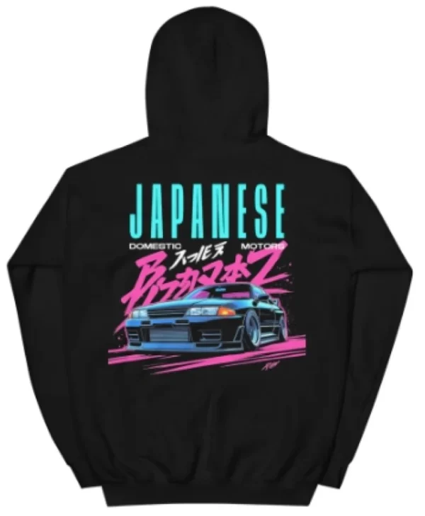 Japanese Street Racing Hoodie Fleece Jacket
