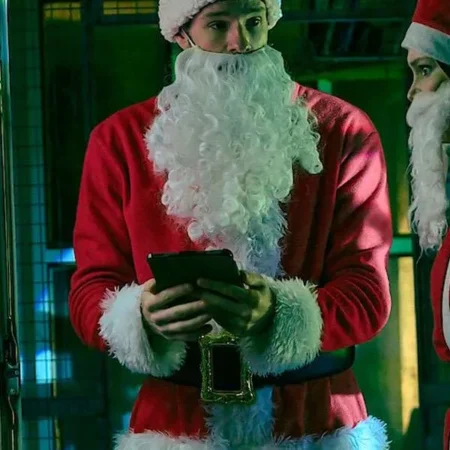 Jingle-Bell-Heist-2025-Connor-Swindells-Red-Velvet-Santa-Costume-Coat