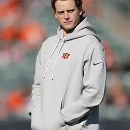 Joe Burrow Bengals Trendy Grey Hoodie