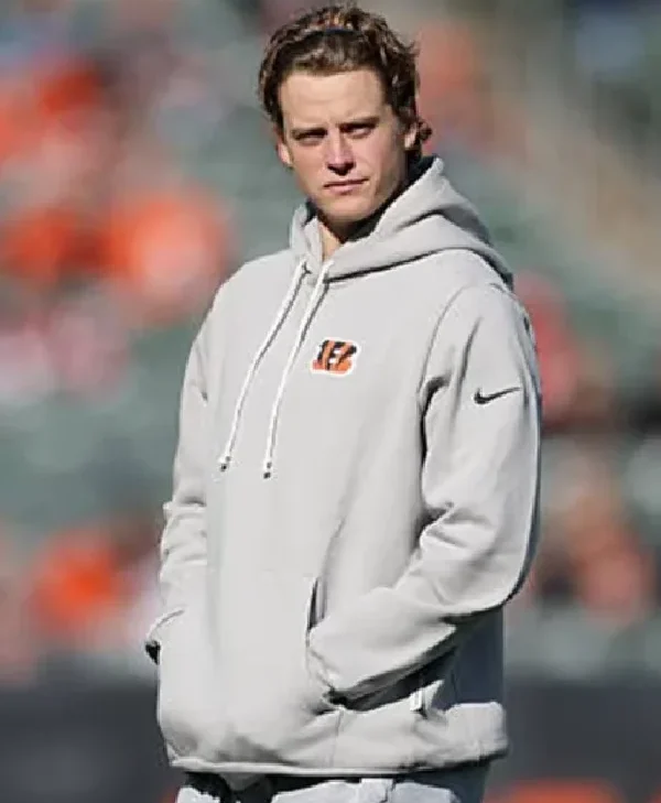 Joe Burrow Bengals Trendy Grey Hoodie
