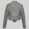Julia Fox Leather Jacket back