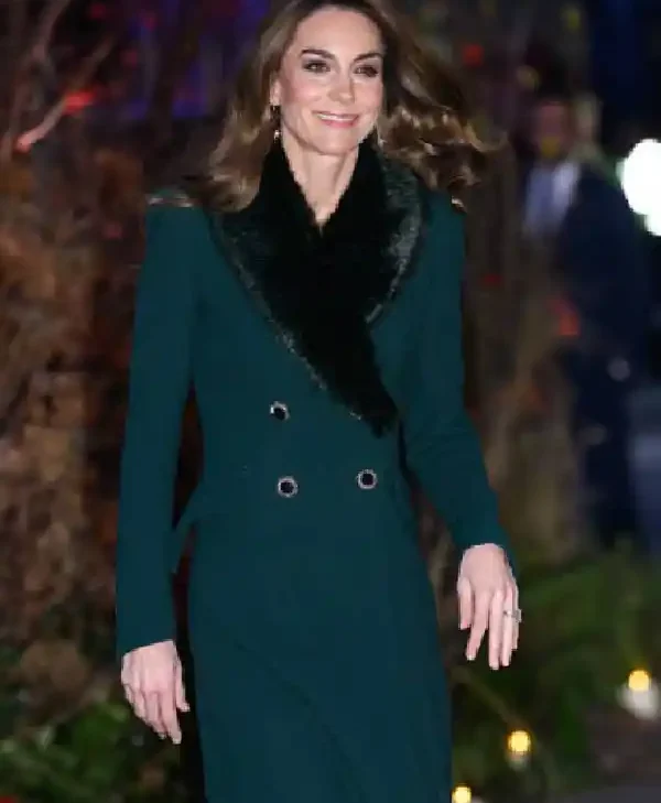 Kate-Middleton-Christmas-Carol-Service-Ceremony-Blue-Coat