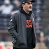 Kevin-Stefanski-of-Cleveland-Browns-Black-Bomber-Jacket