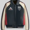 Kith X AVIREX Team USA Leather Bomber Jacket