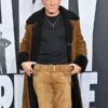 LA Premiere Of Marty Supreme Baz Luhrmann Leather Shearling Coat For Sale